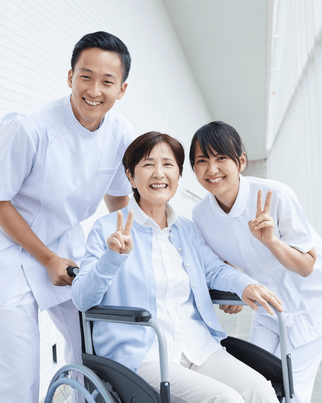 Bedridden patient care by professional nurse at home